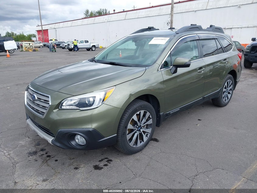 Vin: 4s4bsanc4f3274199, lot: 45853839, subaru outback 2.5i limited 20152