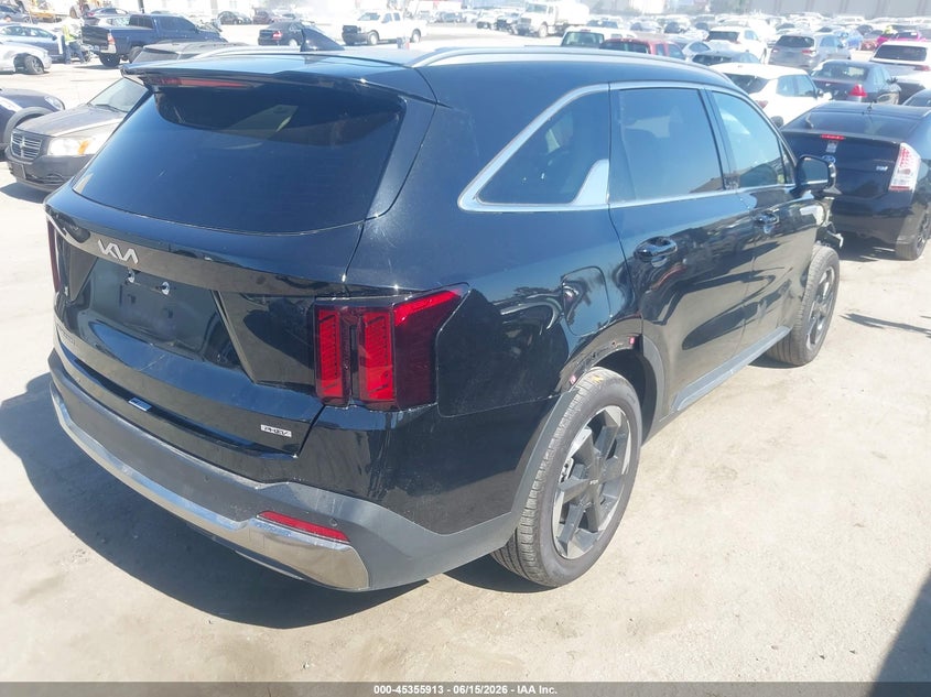 Vin: kndrjdjh6s5322583, lot: 45853860, kia sorento plug-in hybrid ex 20254