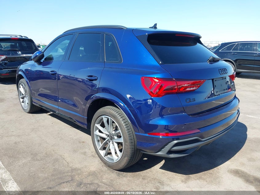 Vin: wa1eecf33r1107460, lot: 45853886, audi q3 premium plus 45 tfsi s line quattro tiptronic 20243