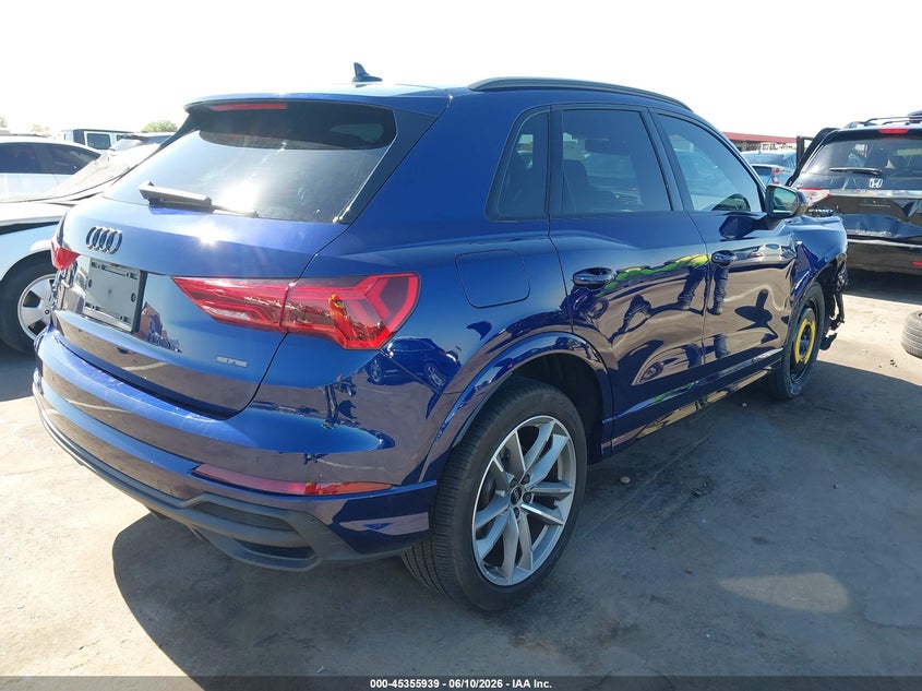 Vin: wa1eecf33r1107460, lot: 45853886, audi q3 premium plus 45 tfsi s line quattro tiptronic 20244