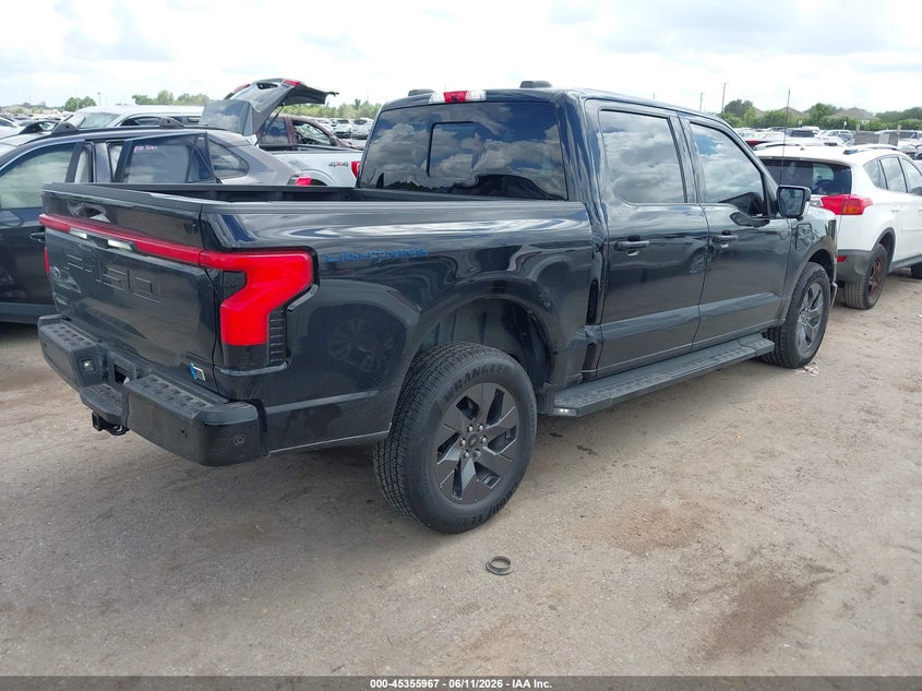 Vin: 1ft6w1ev7pwg51751, lot: 45853914, ford f-150 lightning lariat 20234