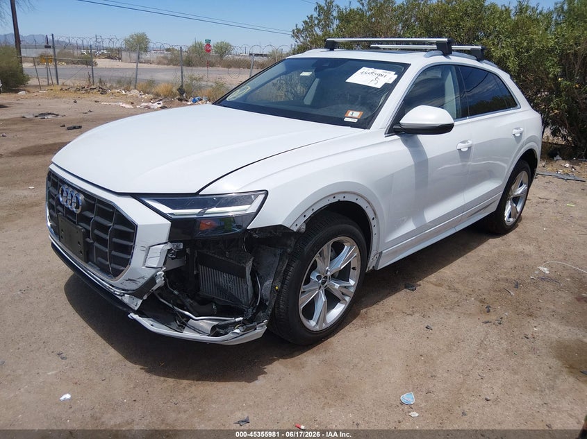 Vin: wa1avaf12kd038170, lot: 45853928, audi q8 55 premium 20192