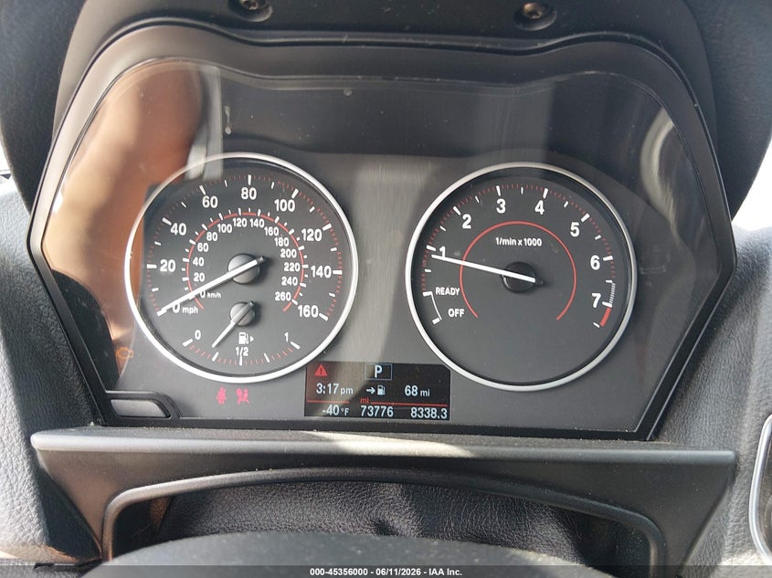 2015 BMW 228I VIN: WBA1F5C53FV257041 Lot: 45356000