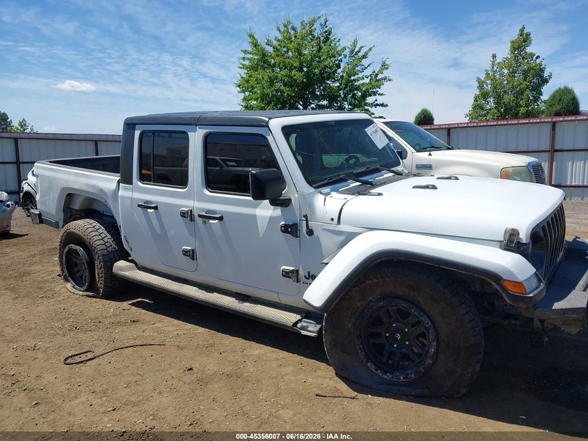 2022 Jeep Gladiator Altitude 4X4 VIN: 1C6HJTAGXNL172188 Lot: 45356007