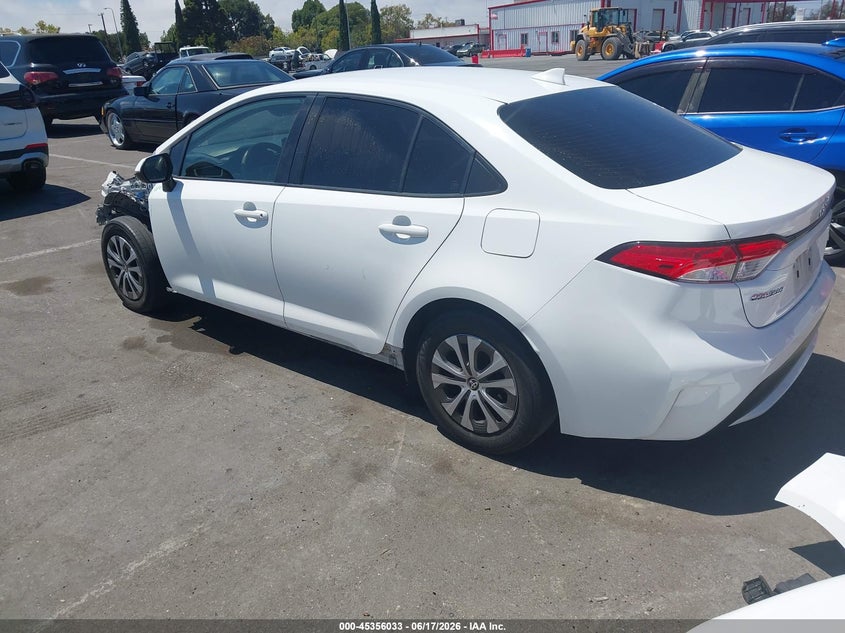 2022 TOYOTA COROLLA SEDAN 1.8L I-4 DOHC, VVT, 96HP