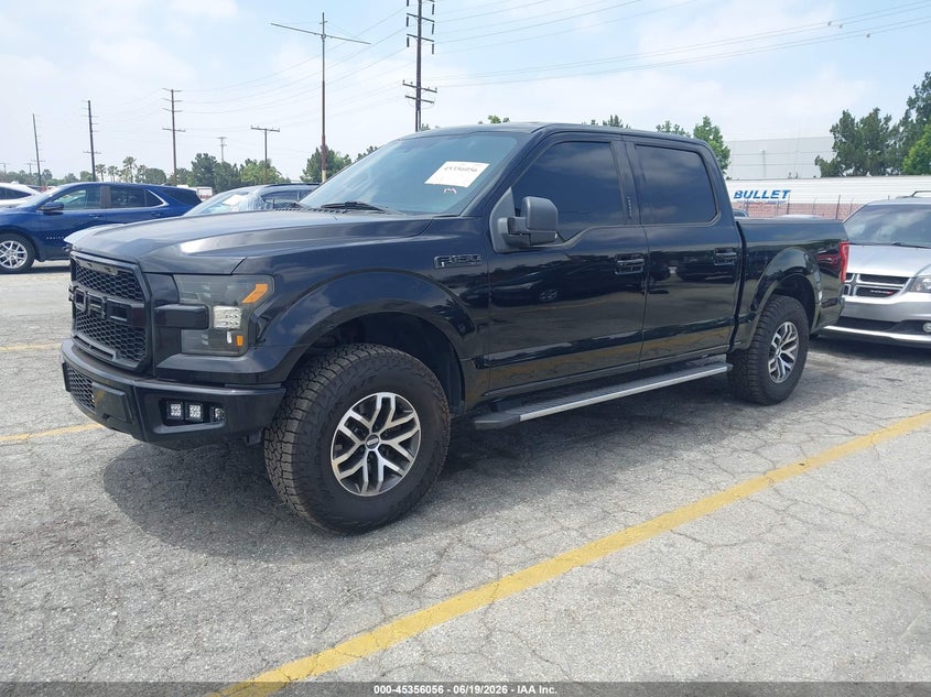Vin: 1ftew1cf1gke04739, lot: 45854003, ford f-150 xlt 20162