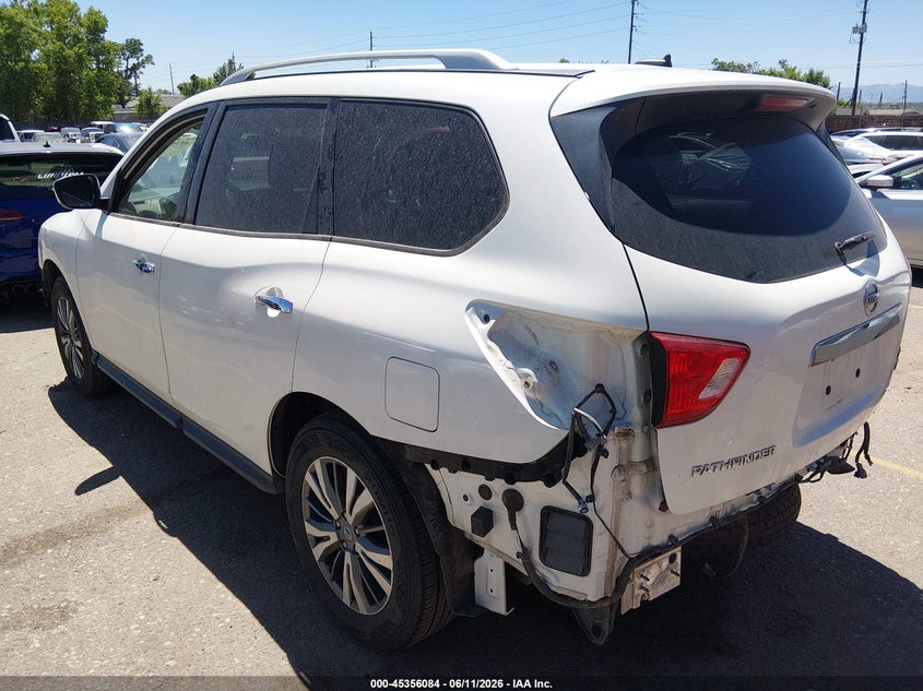 Vin: 5n1dr2mm5jc632021, lot: 45854031, nissan pathfinder sv 20183