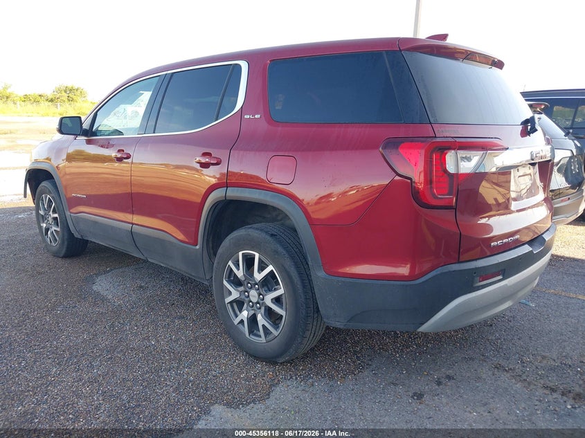 Vin: 1gkknkla6lz164125, lot: 45854065, gmc acadia fwd sle 20203
