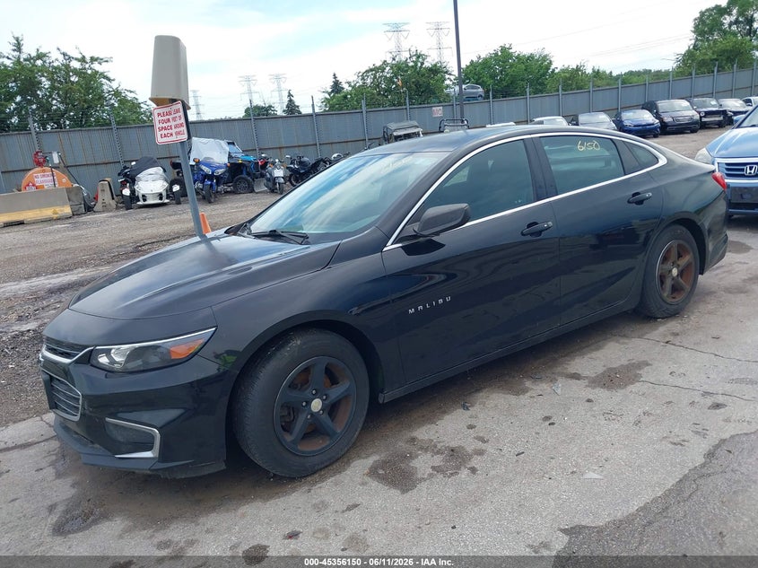 2016 Chevrolet Malibu Ls 1G1ZB5ST8GF342463 photo 1