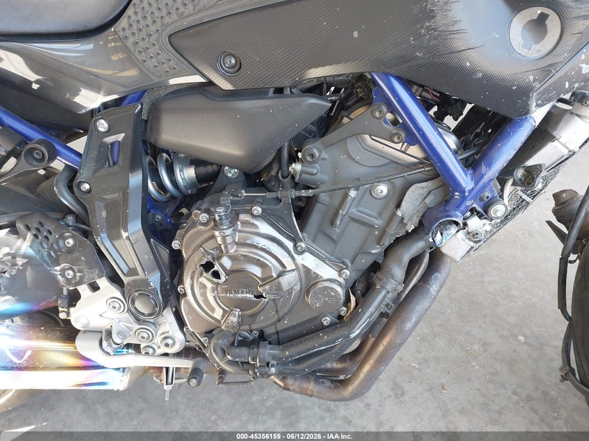 2015 Yamaha Fz07 C VIN: JYARM06Y1FA000645 Lot: 45356159