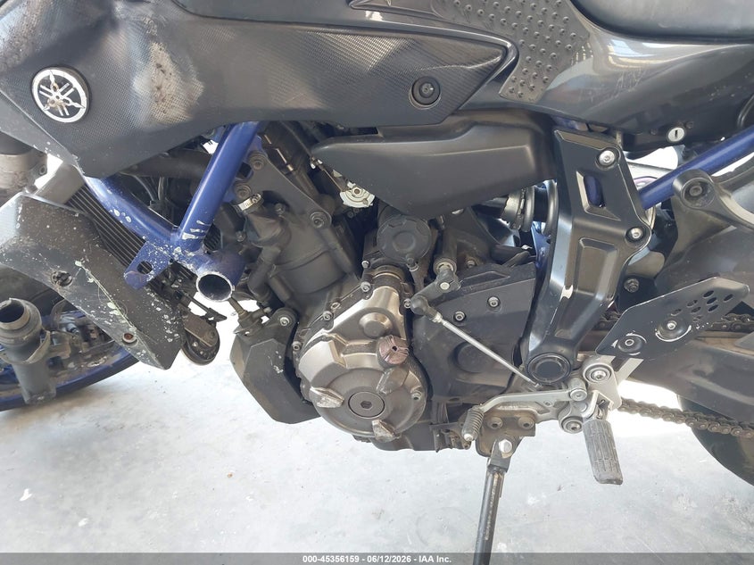 2015 Yamaha Fz07 C VIN: JYARM06Y1FA000645 Lot: 45356159