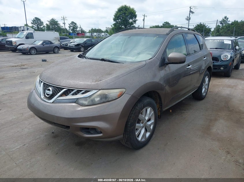 2013 Nissan Murano Sv JN8AZ1MW5DW302728 photo 1