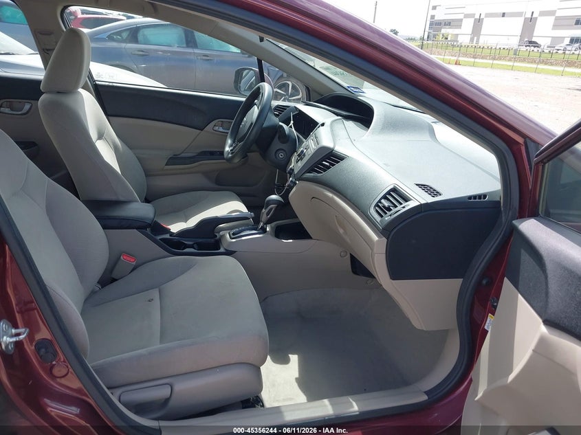 2012 HONDA CIVIC auction photo 5