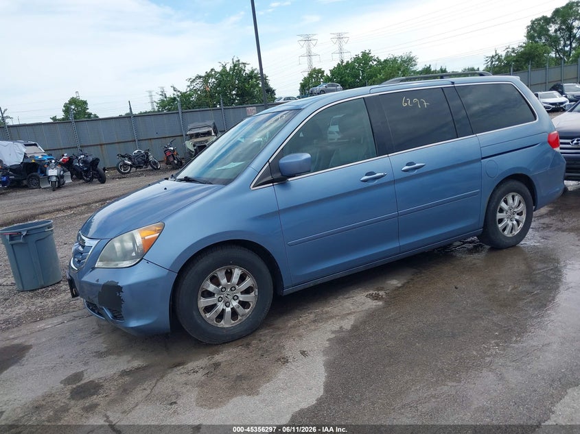 2008 Honda Odyssey Ex-L 5FNRL38668B076117 photo 1