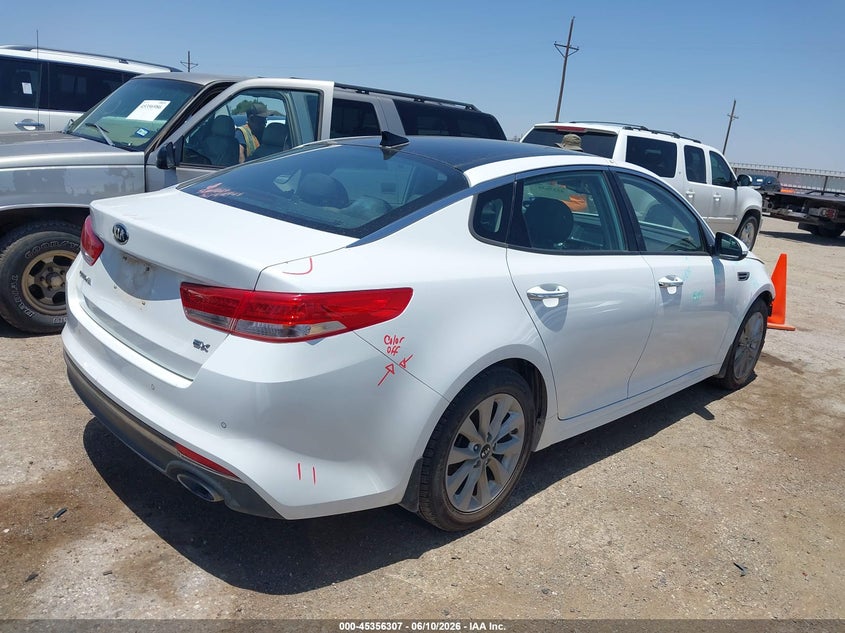 Vin: 5xxgu4l32gg033123, lot: 45854254, kia optima ex 20164
