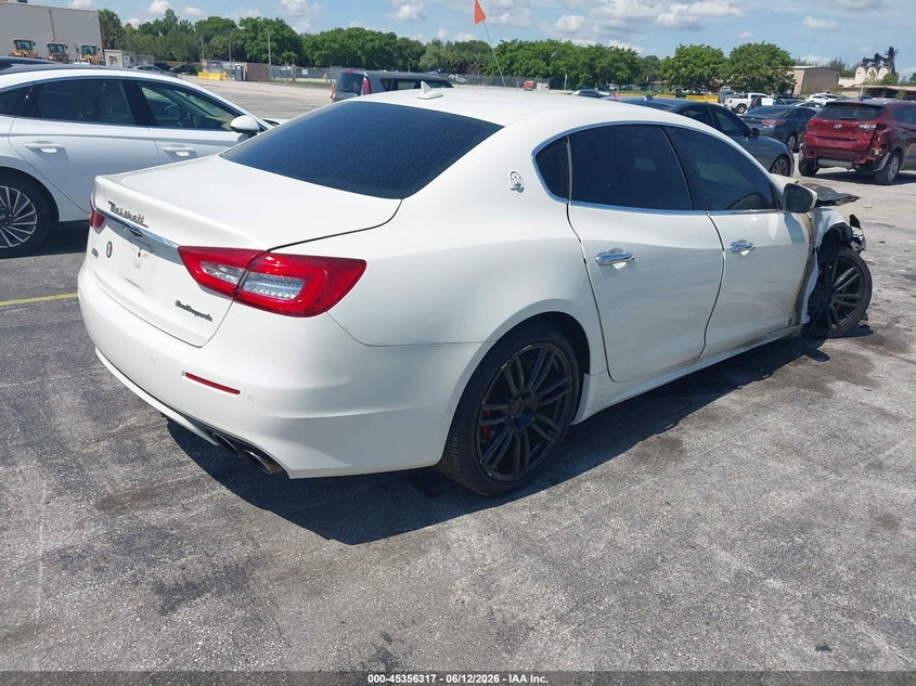 Vin: zam56yrl0j1278212, lot: 45854264, maserati quattroporte s q4 granlusso 20184