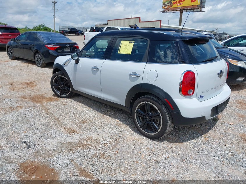 Vin: wmwzb3c55gwm33389, lot: 45854265, mini countryman cooper 20163