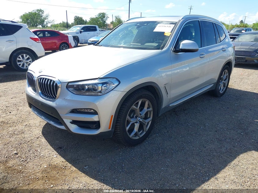 Vin: 5uxty3c04l9d67861, lot: 45854293, bmw x3 sdrive30i 20202