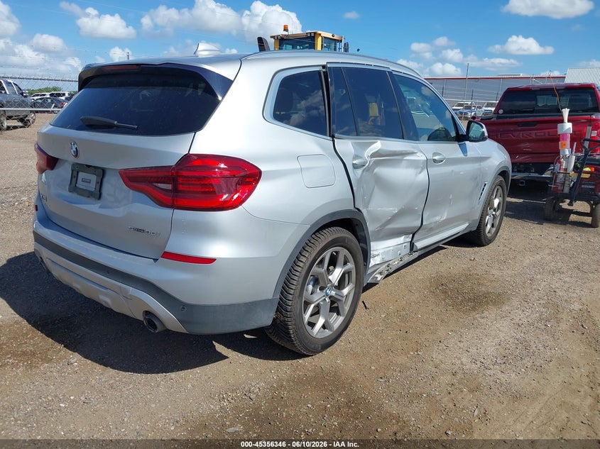 Vin: 5uxty3c04l9d67861, lot: 45854293, bmw x3 sdrive30i 20204