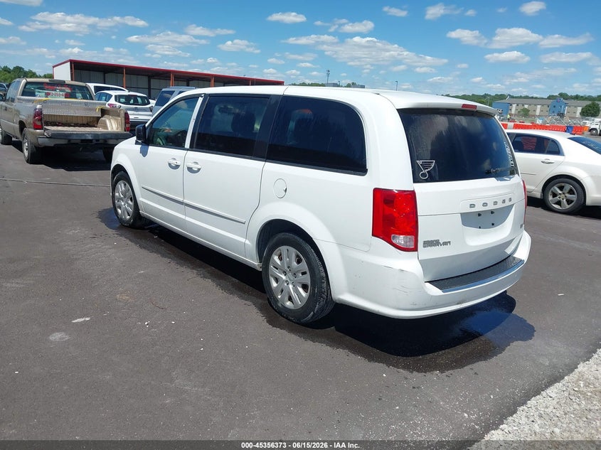 Vin: 2c4rdgbgxfr719107, lot: 45854320, dodge grand caravan se 20153