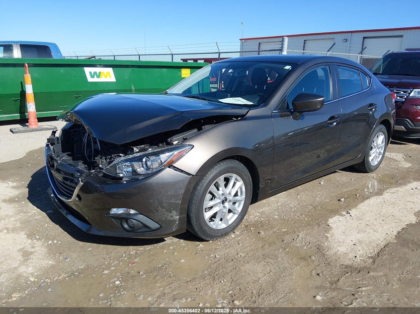 Vin: 3mzbm1w71gm262413, lot: 45854349, mazda mazda3 i touring 20162