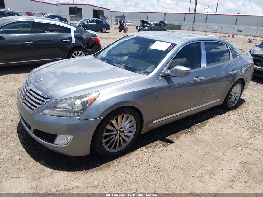 Vin: kmhgh4jh8eu086950, lot: 45854432, hyundai equus signature 20142