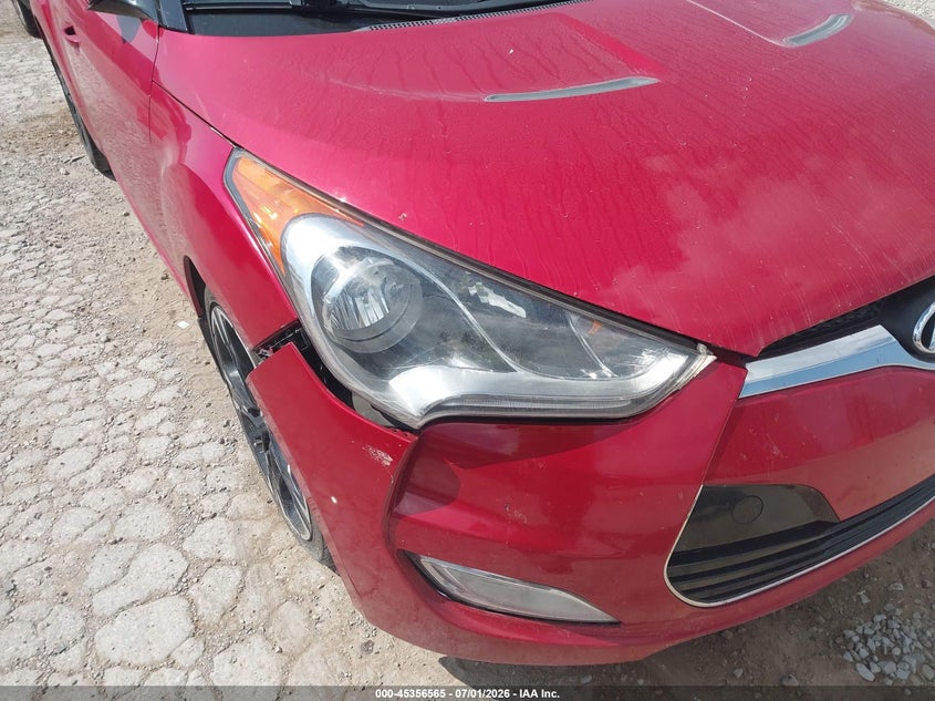 2013 HYUNDAI VELOSTER HATCHBACK 1.6L I-4 DI, DOHC, VVT, 138HP