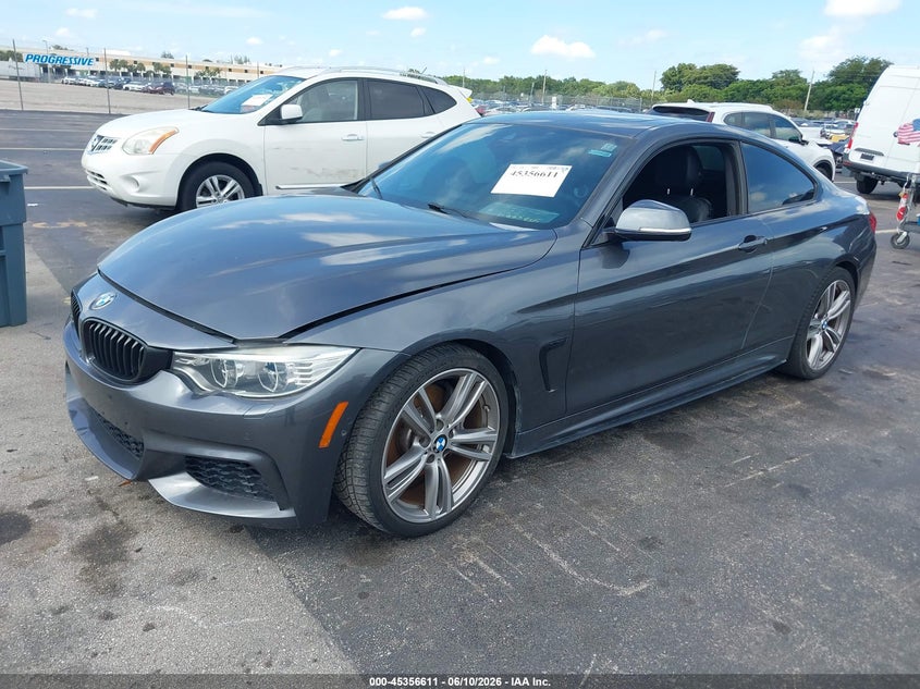 Vin: wba3r1c5xff774629, lot: 45854572, bmw 435i 20152