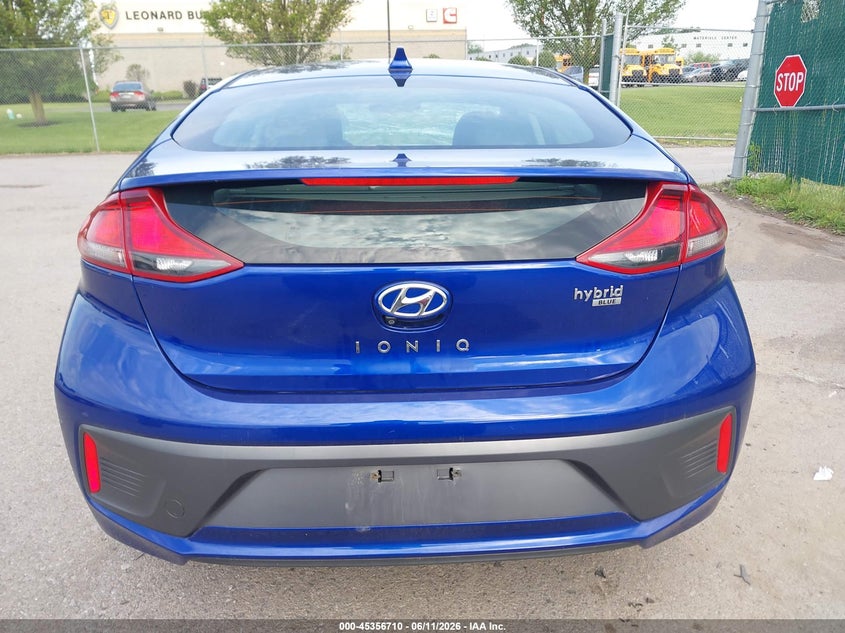 2022 Hyundai Ioniq Hybrid Blue VIN: KMHC65LC0NU275149 Lot: 45356710