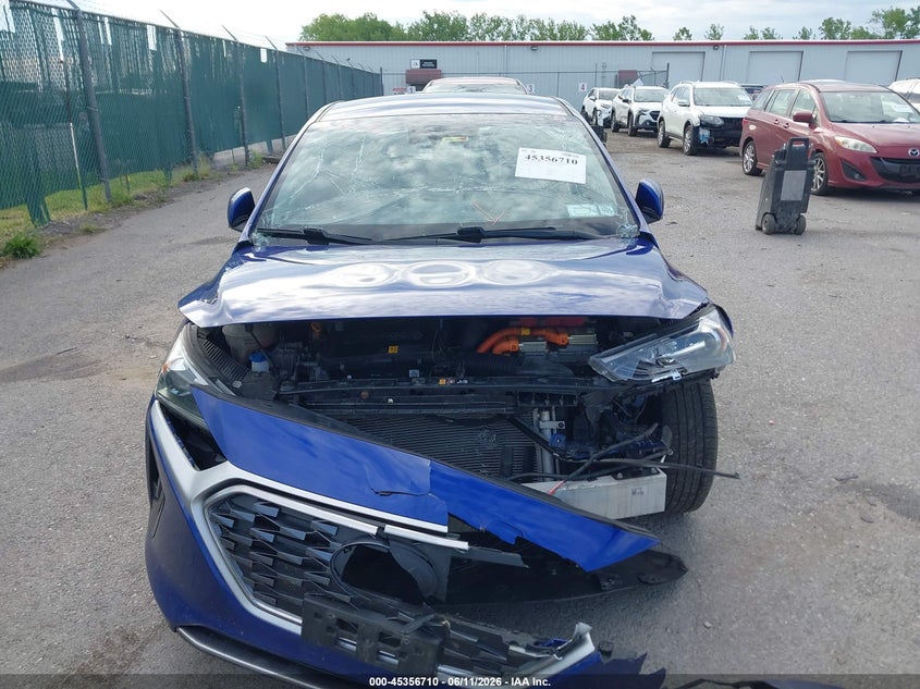 2022 Hyundai Ioniq Hybrid Blue VIN: KMHC65LC0NU275149 Lot: 45356710