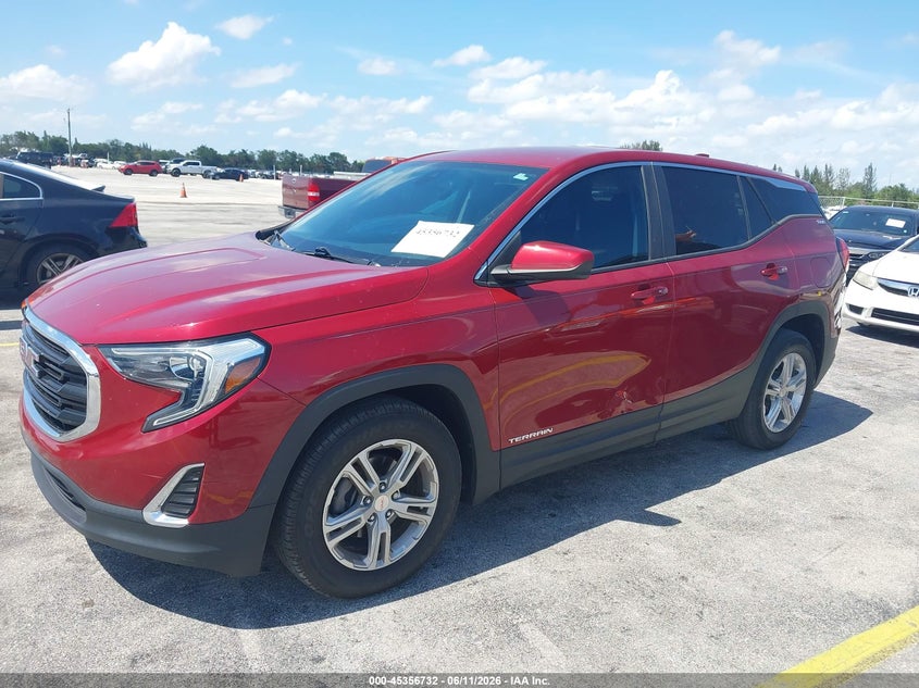 2021 GMC Terrain Fwd Sle VIN: 3GKALMEV4ML321818 Lot: 45356732