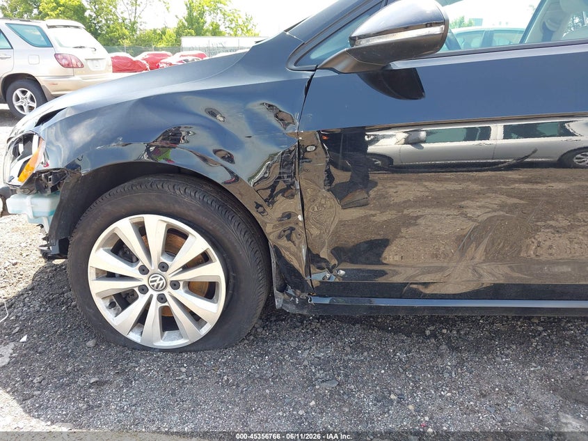 2015 Volkswagen Golf Tdi S 4-Door VIN: 3VW2A7AU1FM029297 Lot: 45356766