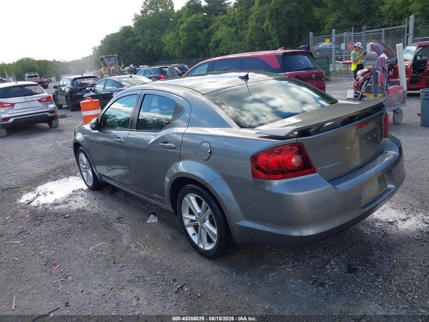 Vin: 1c3cdzeg9cn117082, lot: 45854789, dodge avenger sxt plus 20123