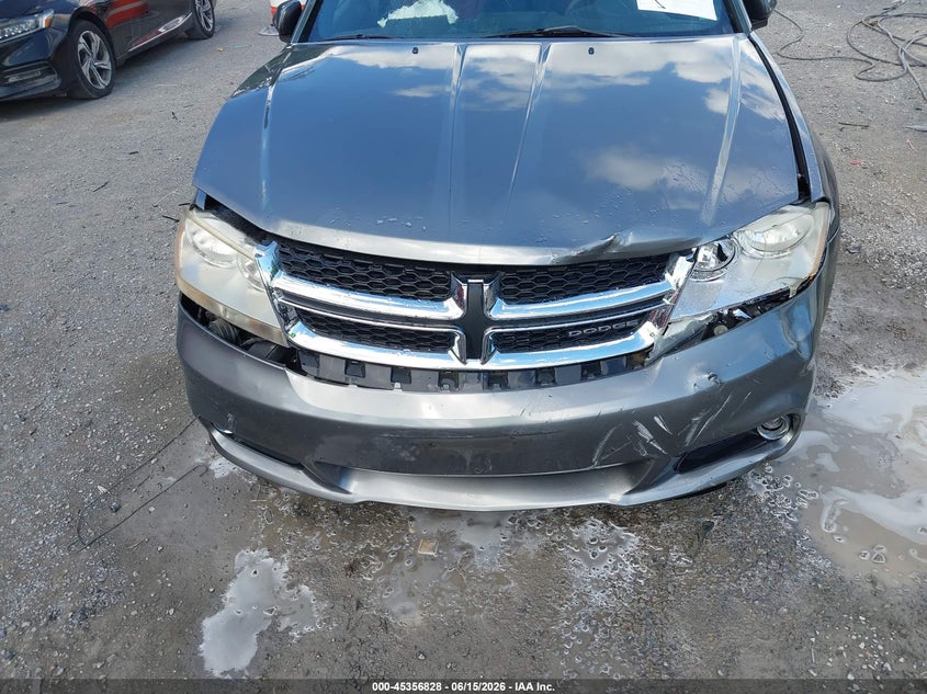 2012 Dodge Avenger Sxt Plus VIN: 1C3CDZEG9CN117082 Lot: 45356828