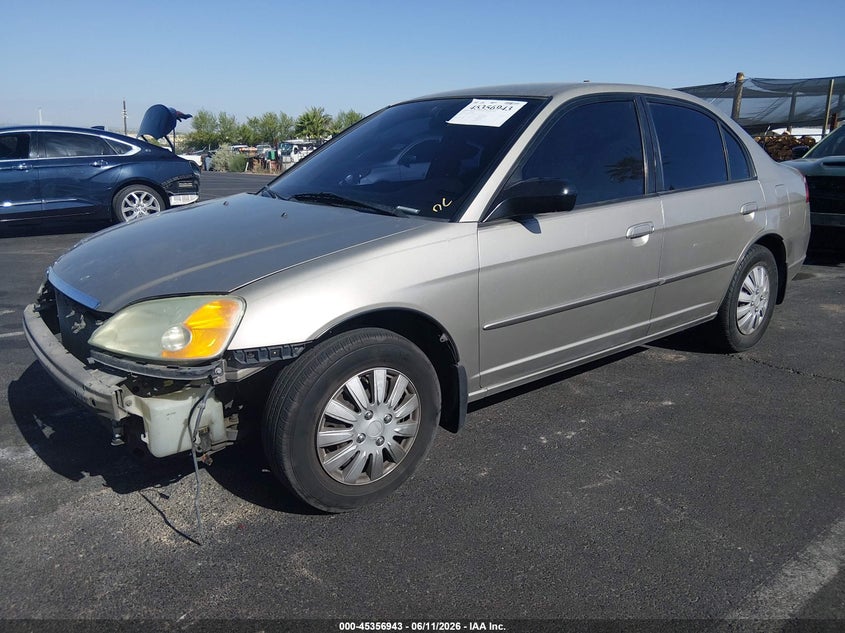 2003 Honda Civic Lx 2HGES165X3H597975 photo 1