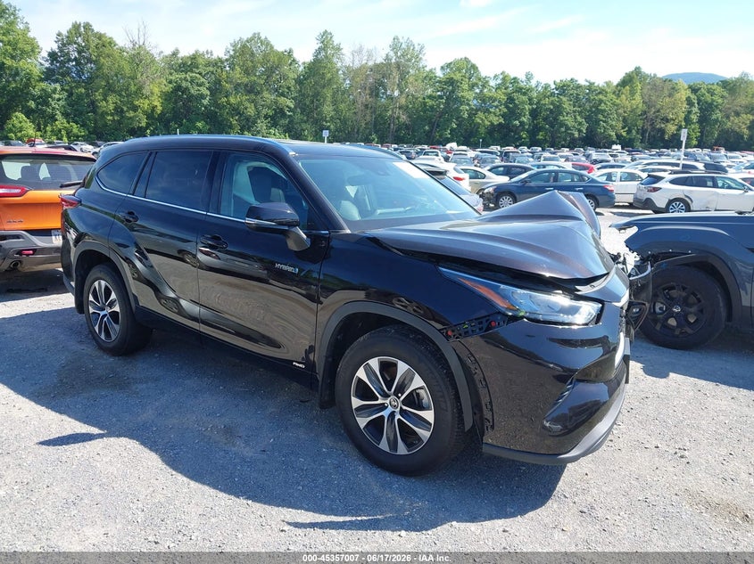 Vin: 5tdhbrch3ls012342, lot: 45854968, toyota highlander hybrid xle 2020 img_1