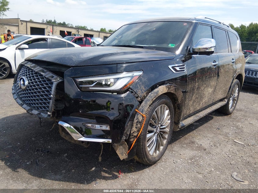 Vin: jn8az2be8m9272414, lot: 45855005, infiniti qx80 sensory awd 20212