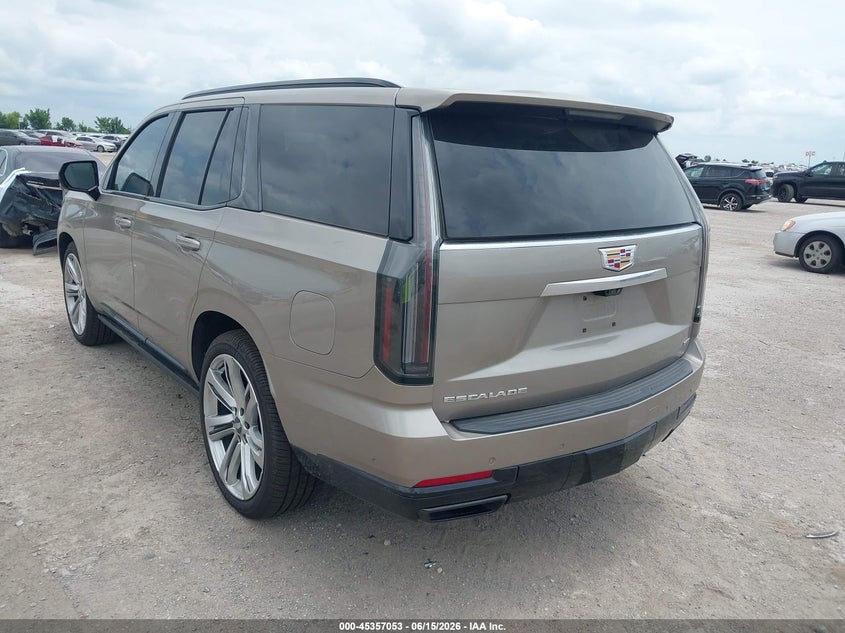 Vin: 1gys9grl9sr123406, lot: 45855014, cadillac escalade sport platinum 20253