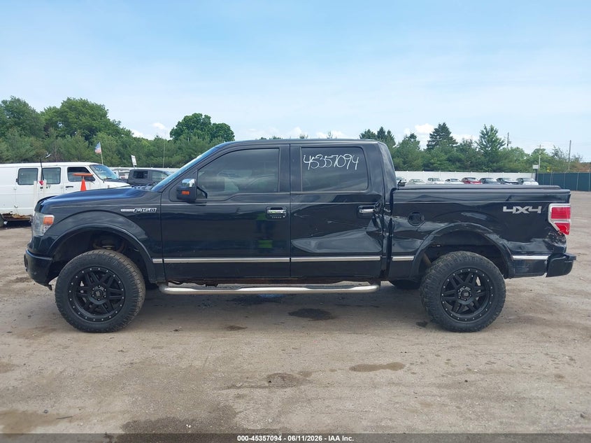 2013 Ford F-150 Platinum VIN: 1FTFW1EF6DFA14645 Lot: 45357094