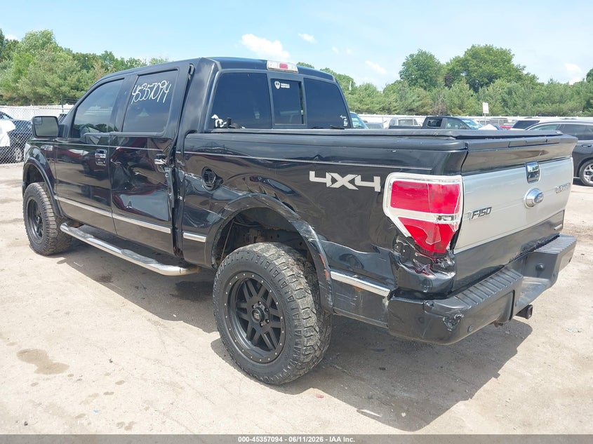 2013 Ford F-150 Platinum VIN: 1FTFW1EF6DFA14645 Lot: 45357094
