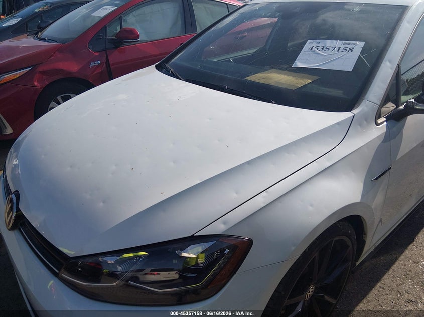 2019 Volkswagen Golf R 2.0T W/Dcc Navigation VIN: WVWVA7AU8KW122599 Lot: 45357158