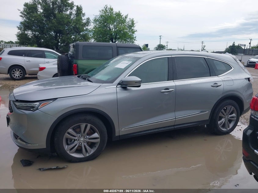 2022 Acura Mdx Standard VIN: 5J8YE1H37NL003025 Lot: 45357189