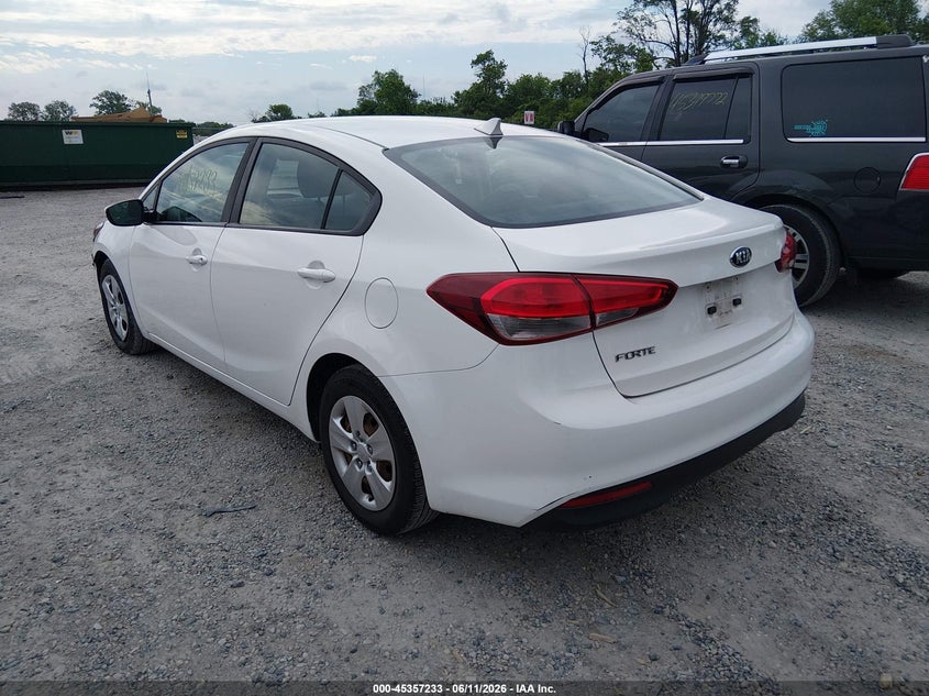 Vin: 3kpfk4a77he026766, lot: 45855194, kia forte lx 20173