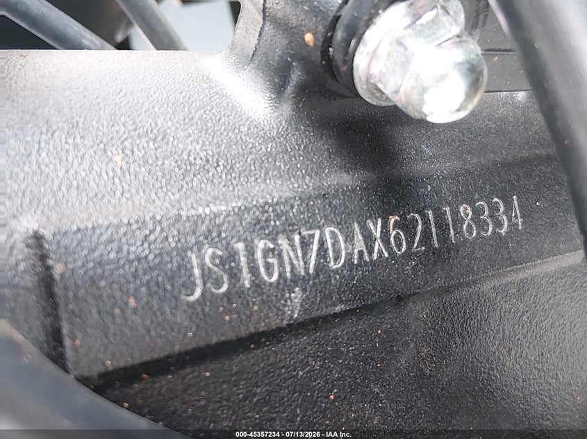 2006 Suzuki Gsx-R600 K6 VIN: JS1GN7DAX62118334 Lot: 45357234