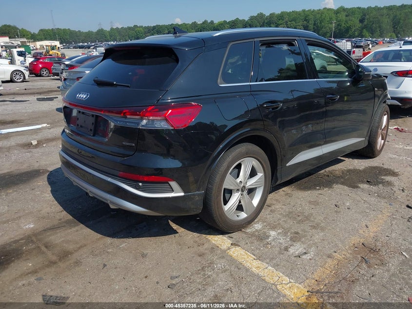 Vin: wa1lubfz6rp057675, lot: 45855196, audi q4 e-tron premium plus 55 quattro 20244