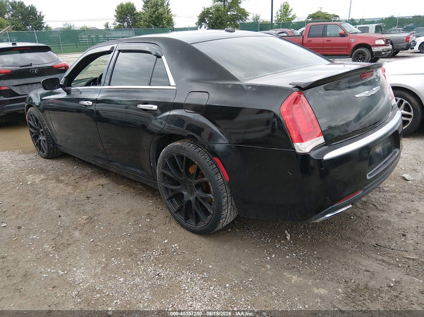 Vin: 2c3ccapg7fh837480, lot: 45855211, chrysler 300c platinum 20153