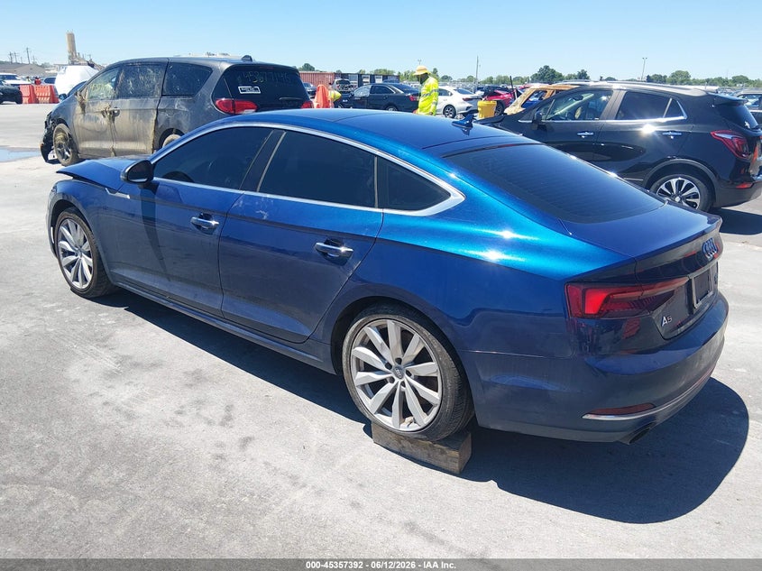 Vin: waubncf51ja013430, lot: 45855353, audi a5 2.0t premium 20183