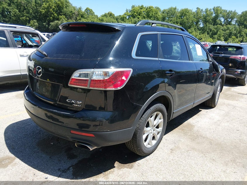 Vin: jm3tb3cv5c0349585, lot: 45855374, mazda cx-9 touring 20124