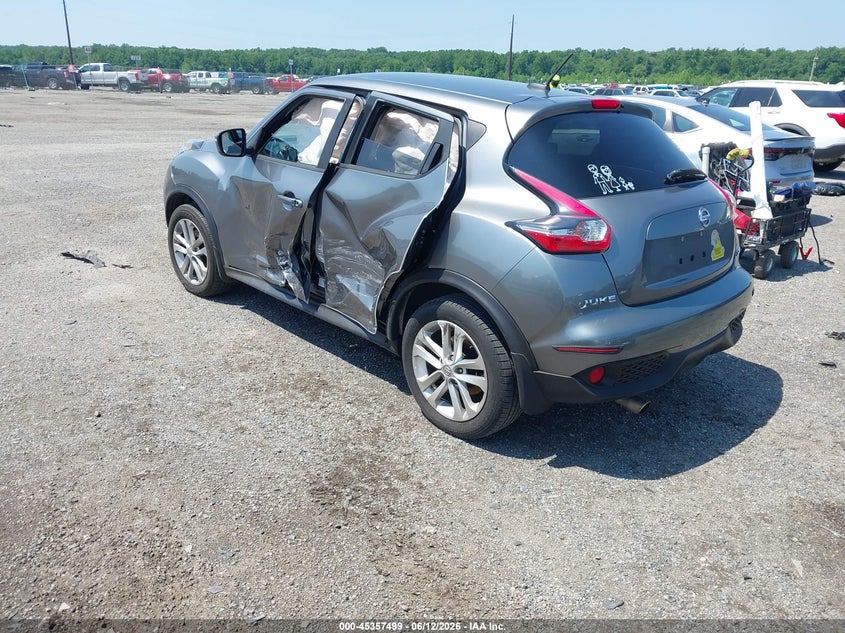 Vin: jn8af5mv4gt658987, lot: 45855460, nissan juke nismo/s/sl/sv 20163