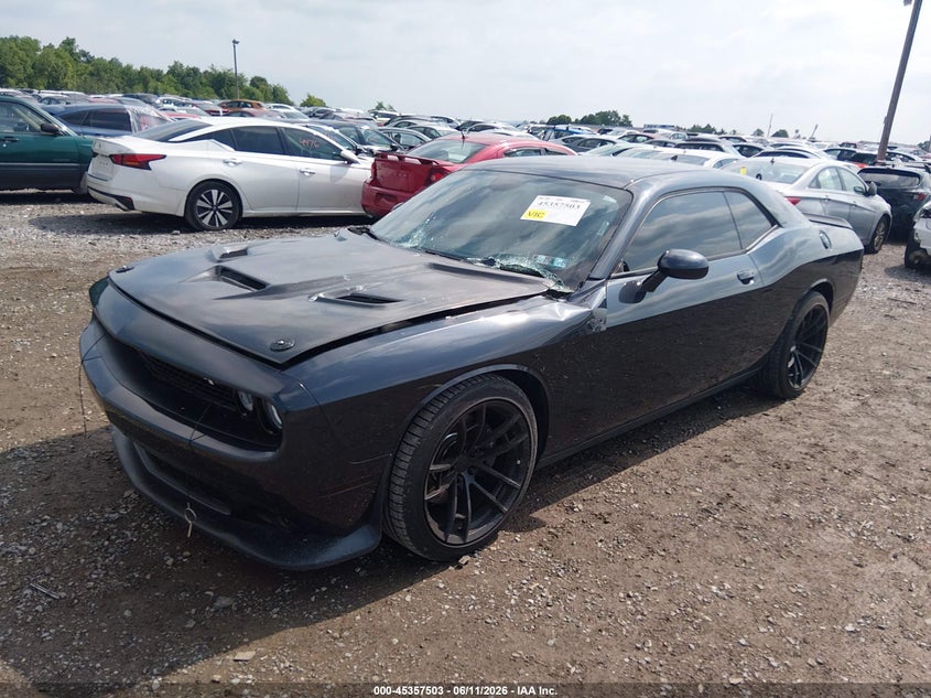 Vin: 2c3cdzfj8gh264017, lot: 45855464, dodge challenger r/t scat pack 20162
